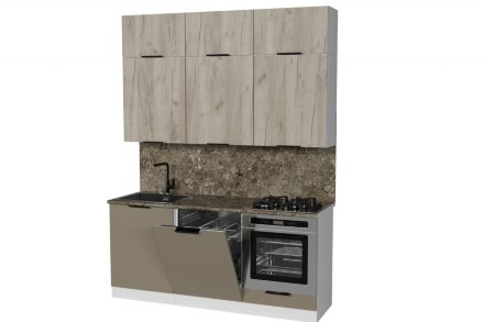 Кухонный гарнитур Альба макси 2, 180 см 